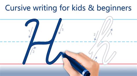 what does a cursive h look like? How does the shape of a cursive h reflect the evolution of handwriting over time.